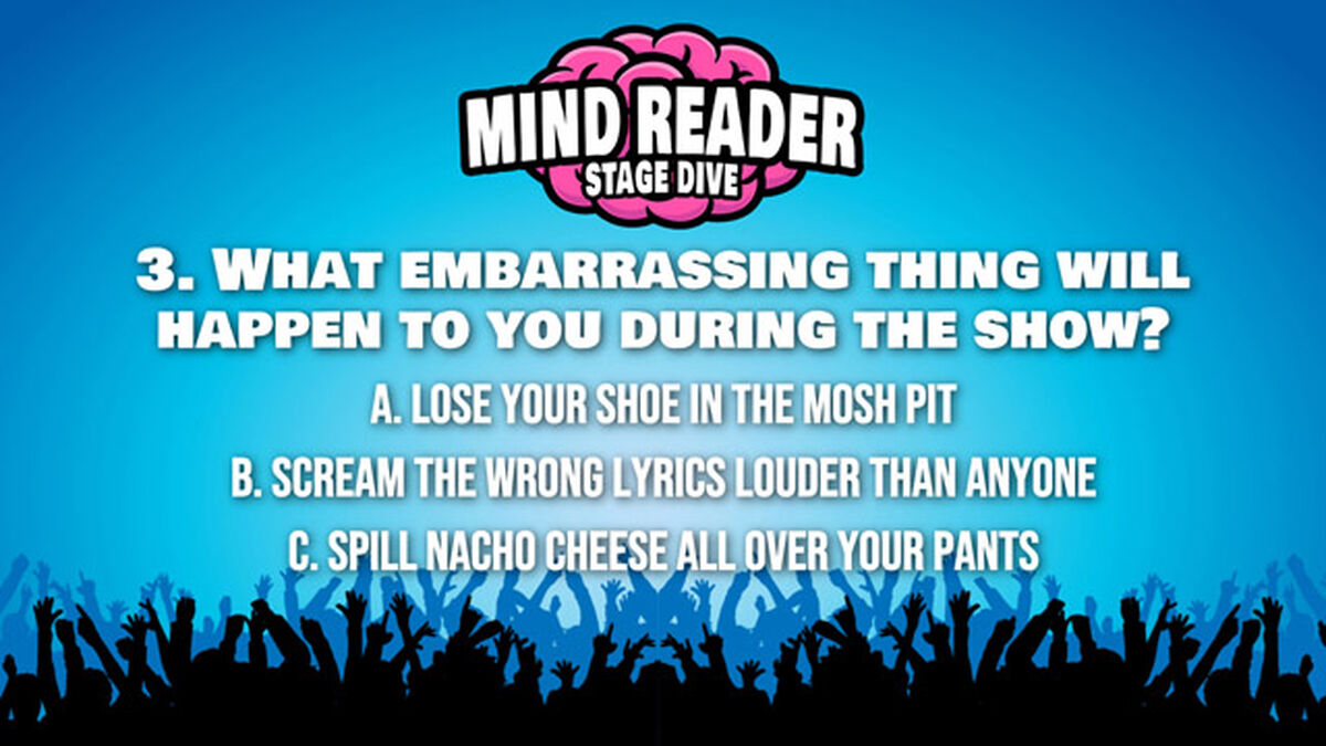 Mind Reader: Stage Dive image number null